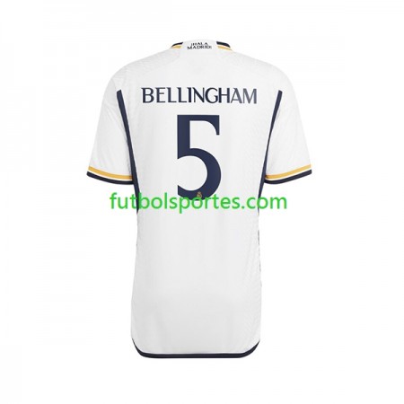 Camiseta Real Madrid Jude Bellingham 5 Primera Equipación 2023/2024